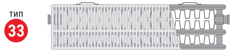 Стальной панельный радиатор Valfex STEEL C тип 33